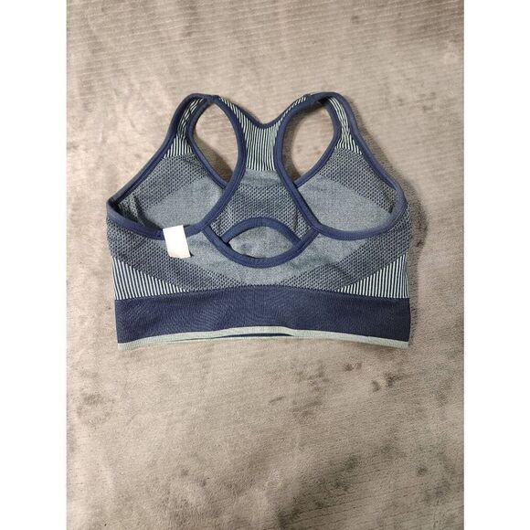 Puma Blue Heathered Sports Bra Size S - Picture 2 of 3